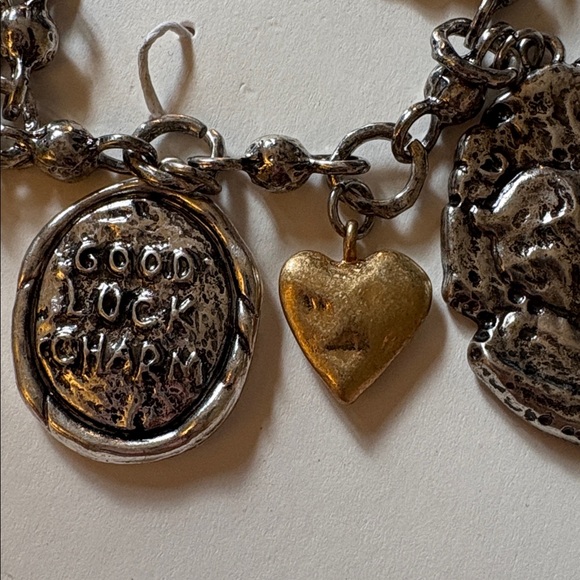 Zara Metallic Charm Necklace - Picture 6 of 8